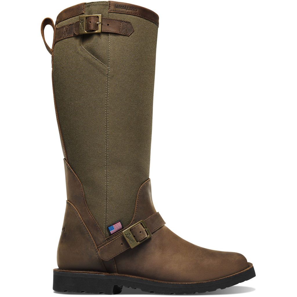 Men's San Angelo Snake Boot 17" Brown Square Toe