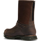 Men's Sharptail Rear Zip 10" Dark Brown