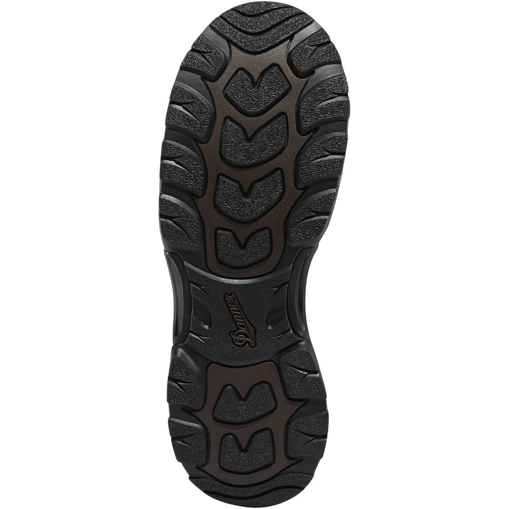 Men's Sharptail Rear Zip 10" Dark Brown