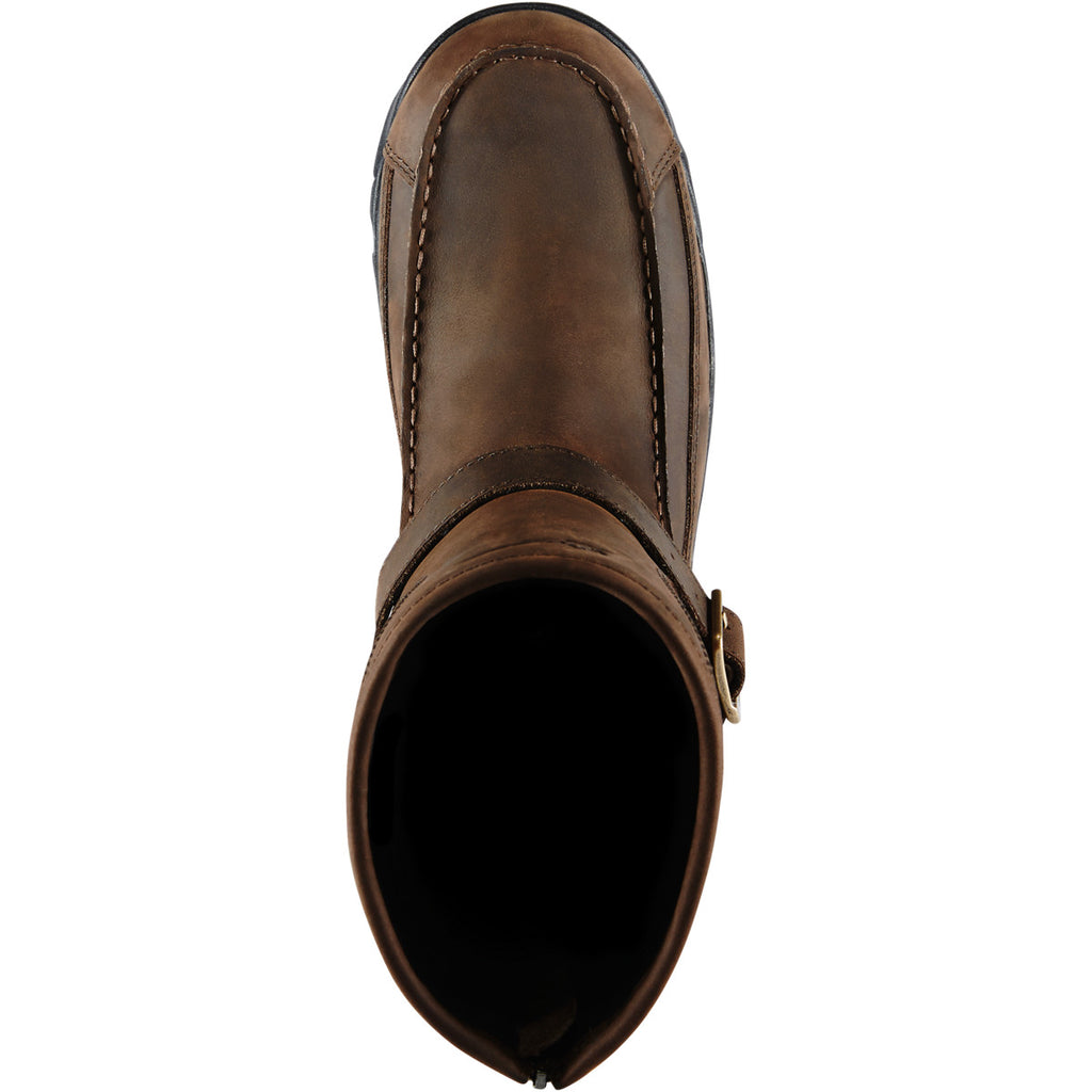 Men's Sharptail Rear Zip 10" Dark Brown