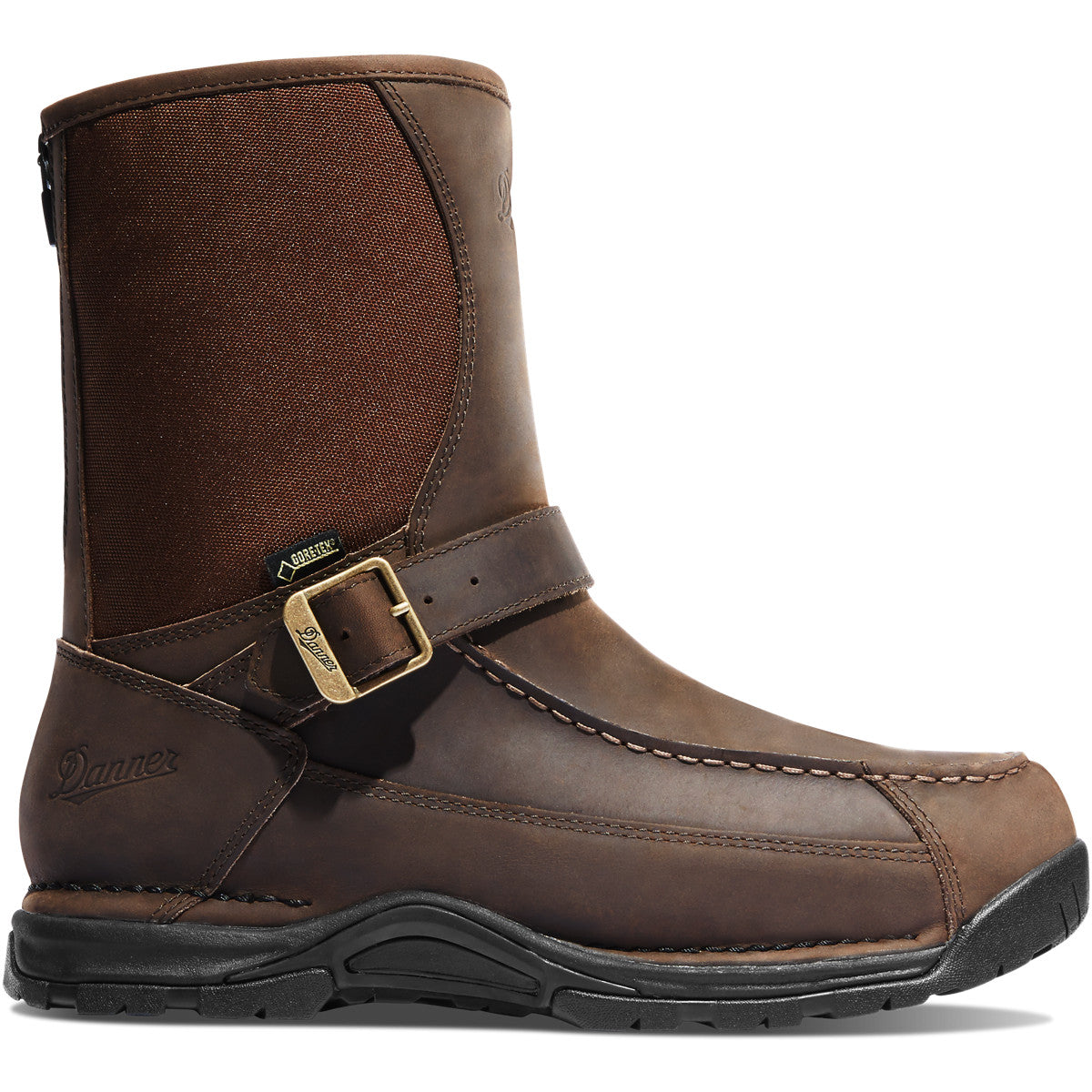 Men's Sharptail Rear Zip 10" Dark Brown