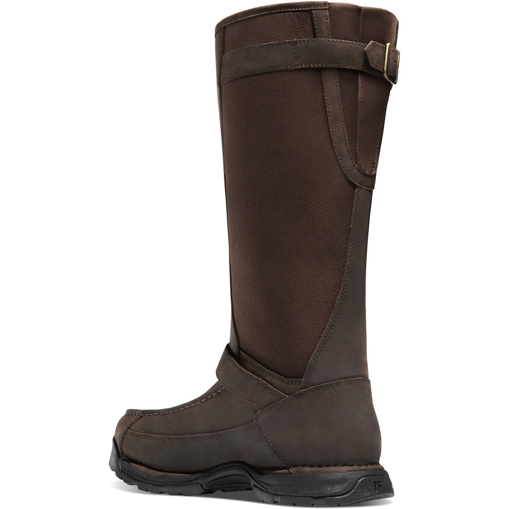 Men's Sharptail Snake Boot 17" Dark Brown