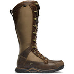 Men's Sharptail Snake Boot Side-Zip 17" Brown