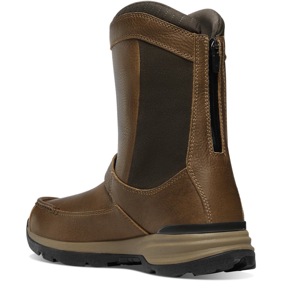 Men's Recurve Rear Zip 10" Light Brown Moc-Toe