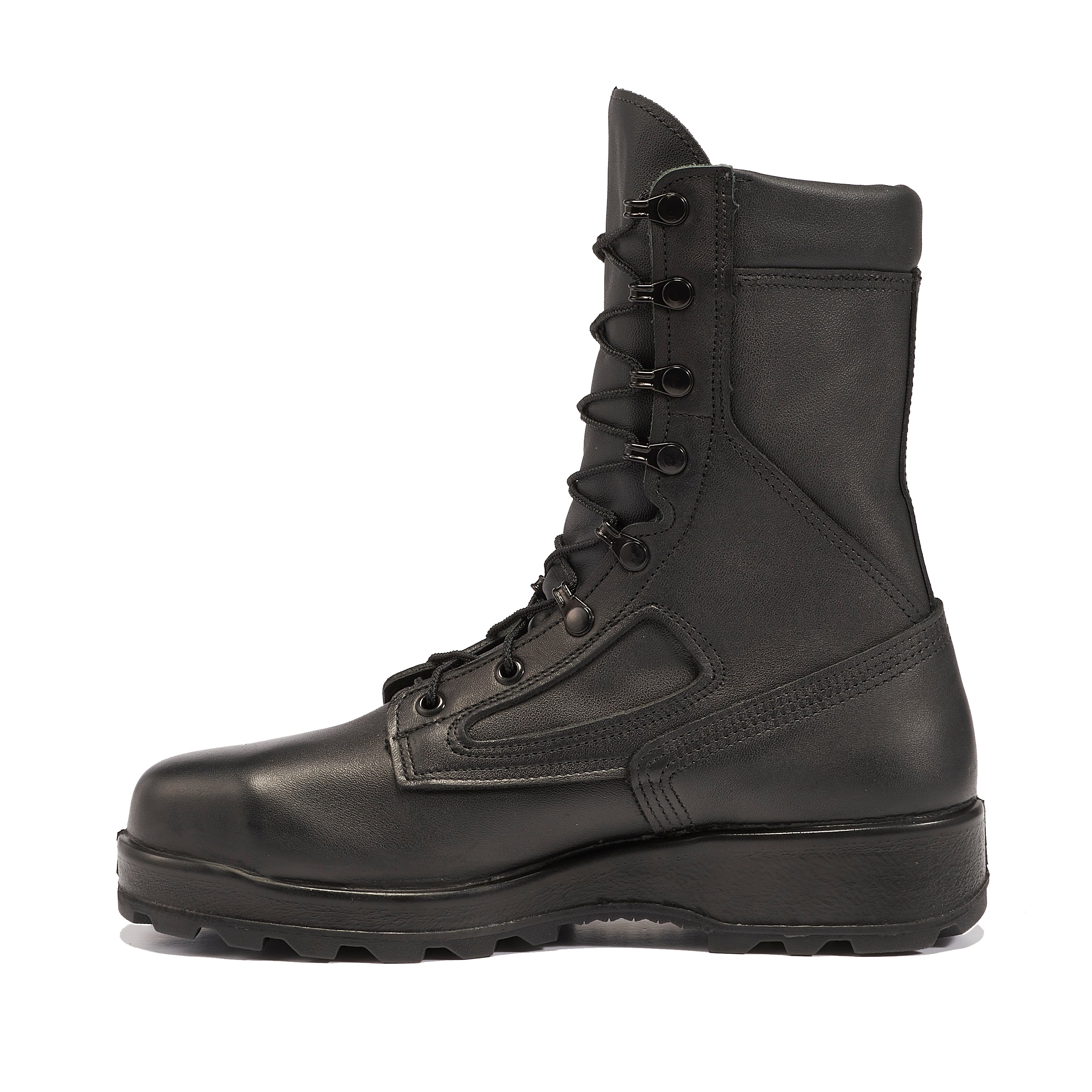 Belleville, Women's, 8", F495ST, U.S. Navy I-5 Female Steel Safety Toe Flight Boot, Black, 4, Regular, F495ST 040R
