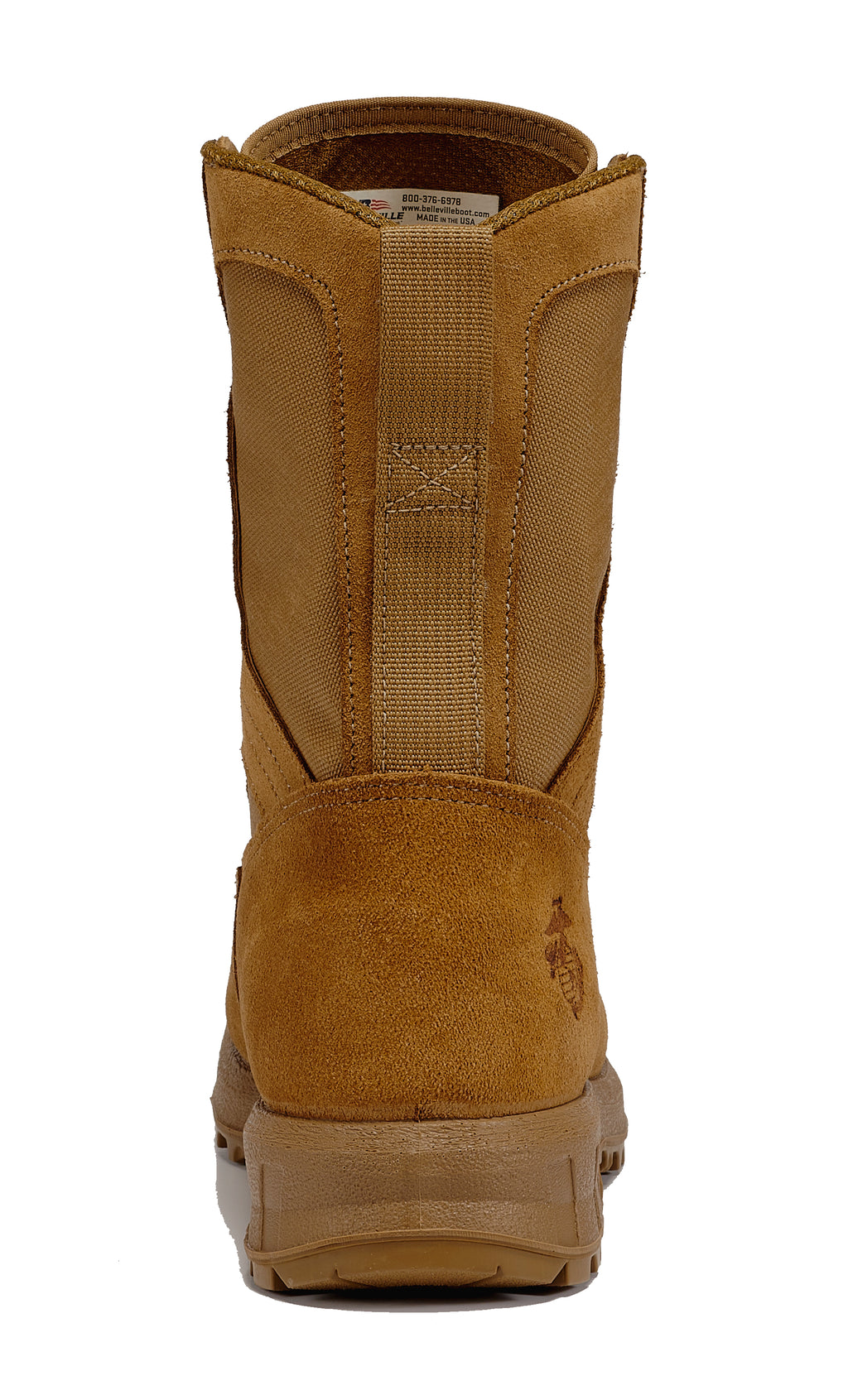 Belleville, Men's, 8", 510MEF, Ultra Light Marine Corps Combat Boot, EGA, Coyote, 5, Regular 510MEF 050R