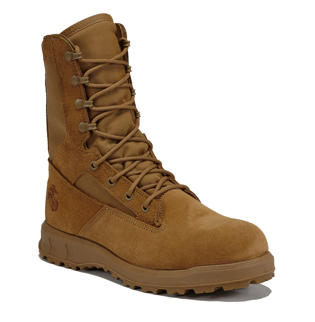 Belleville, Men's, 8", 510MEF, Ultra Light Marine Corps Combat Boot, EGA, Coyote, 5, Regular 510MEF 050R