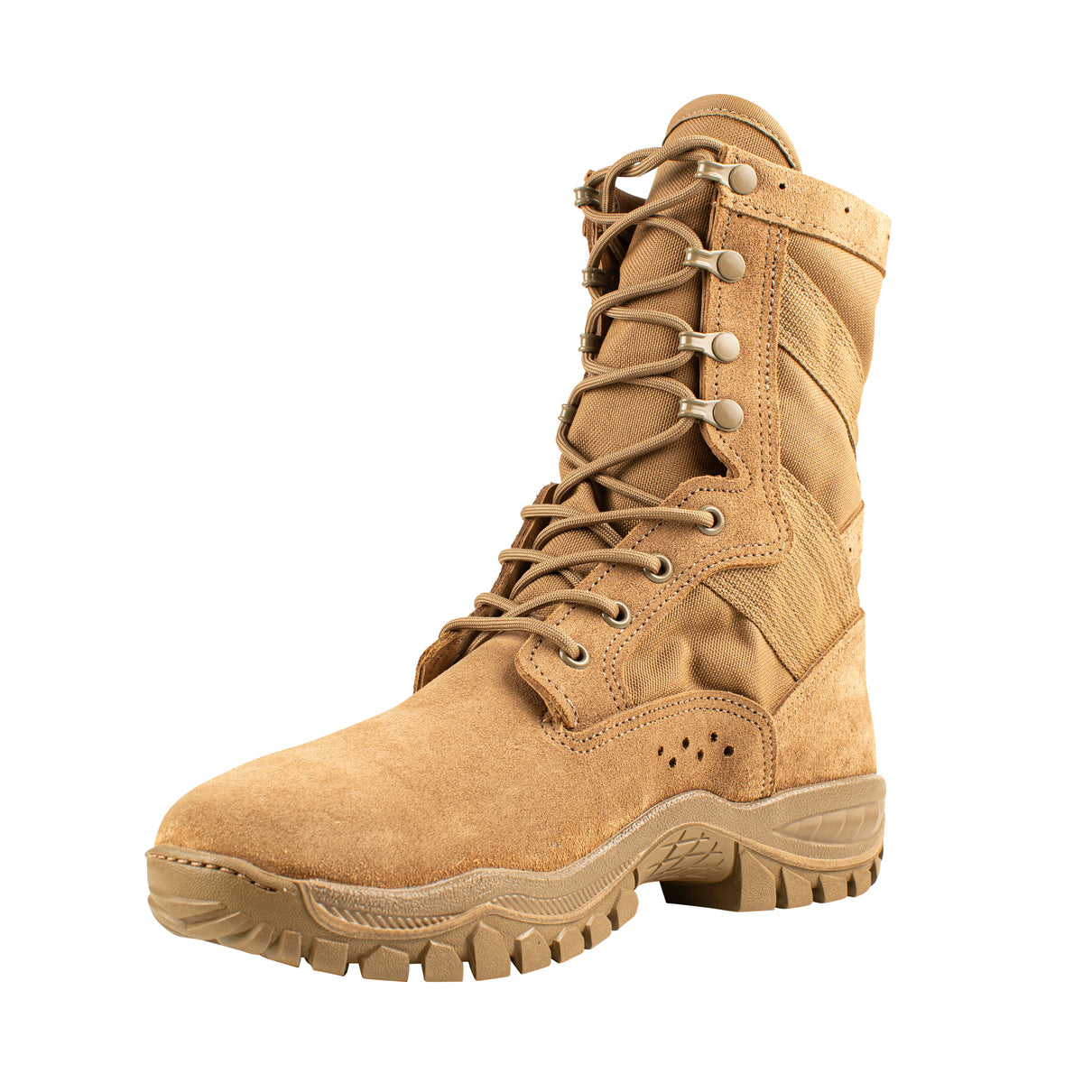 Belleville, Men's, 8", 520MOTO, USMC Ultra Light Assault Boot Boot, EGA, Coyote, Regular, 4, 520MOTO 040R