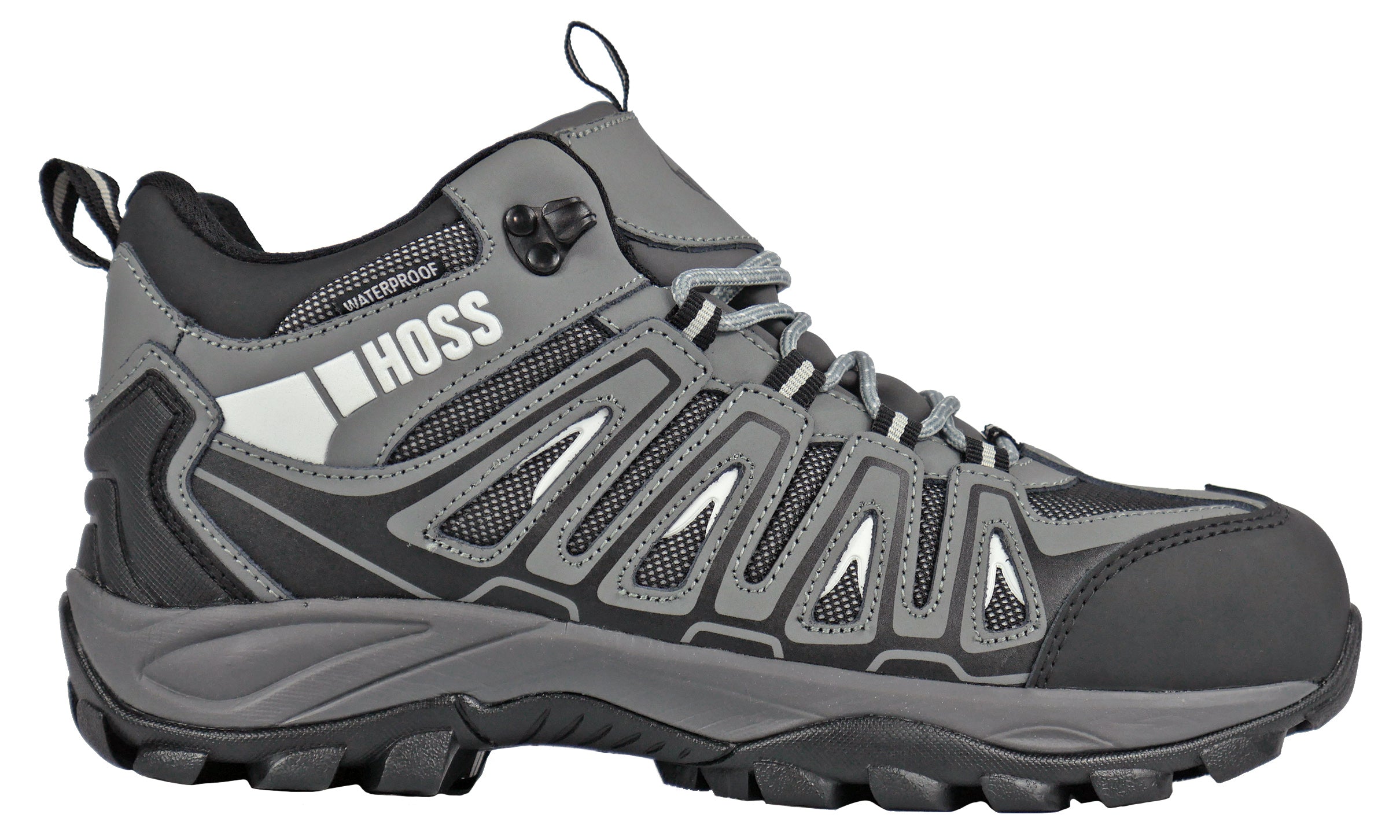 Hoss Trail Grey Work Shoes Boots 53023