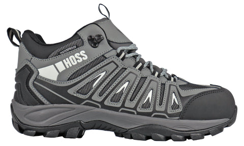 Hoss Trail Grey Work Shoes Boots 53023