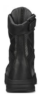 Belleville, Men's, 8", CHROME, TR998ZWPCT, Waterproof Composite Safety Toe Side-Zip Boot, Black, 4, Regular, TR998ZWPCT 040R