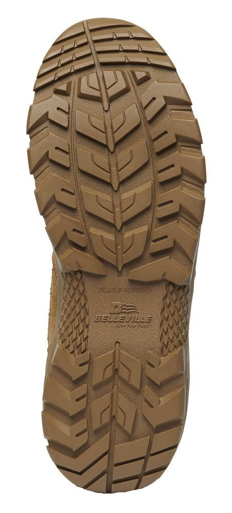 Belleville, Men's, 8", SPEAR POINT, BV518, Lightweight Hot Weather Tactical Boot, Coyote, 4, Regular, BV518 040R