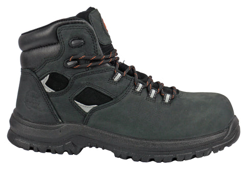Hoss Lorne Black Composite Toe MEN'S Shoes Boots 60117