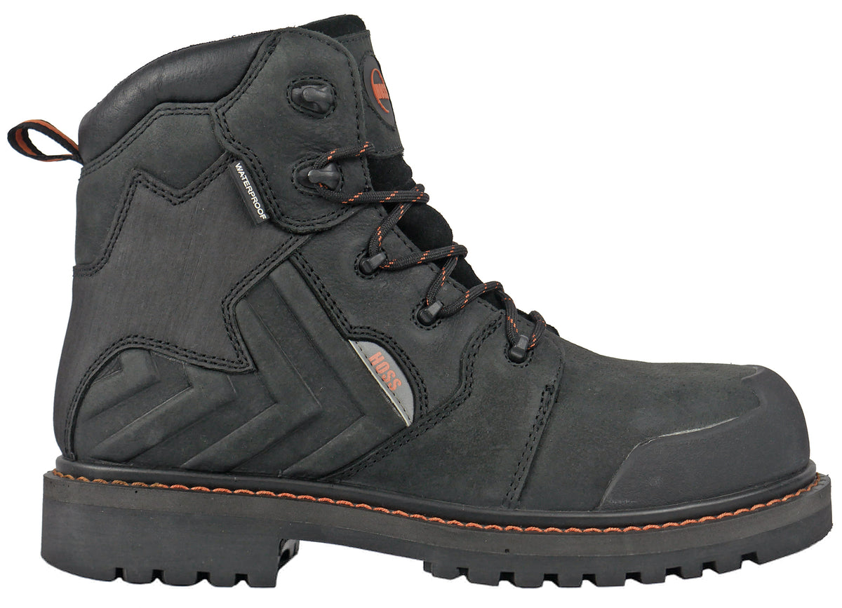 HOSS BRONC BLACK MEN'S SHOES BOOTS 60145