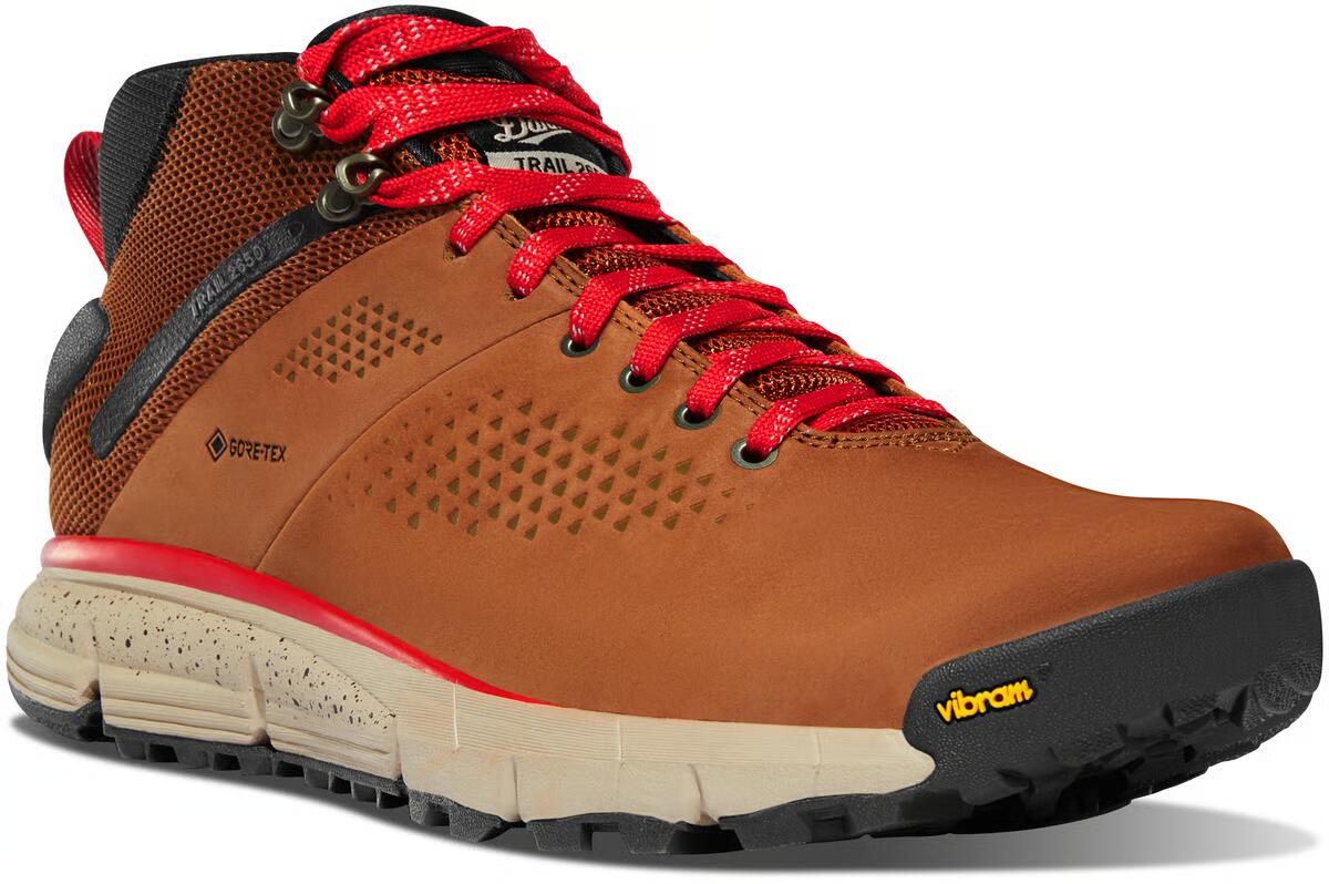 Men's Trail 2650 Mid 4" Brown/Red GTX