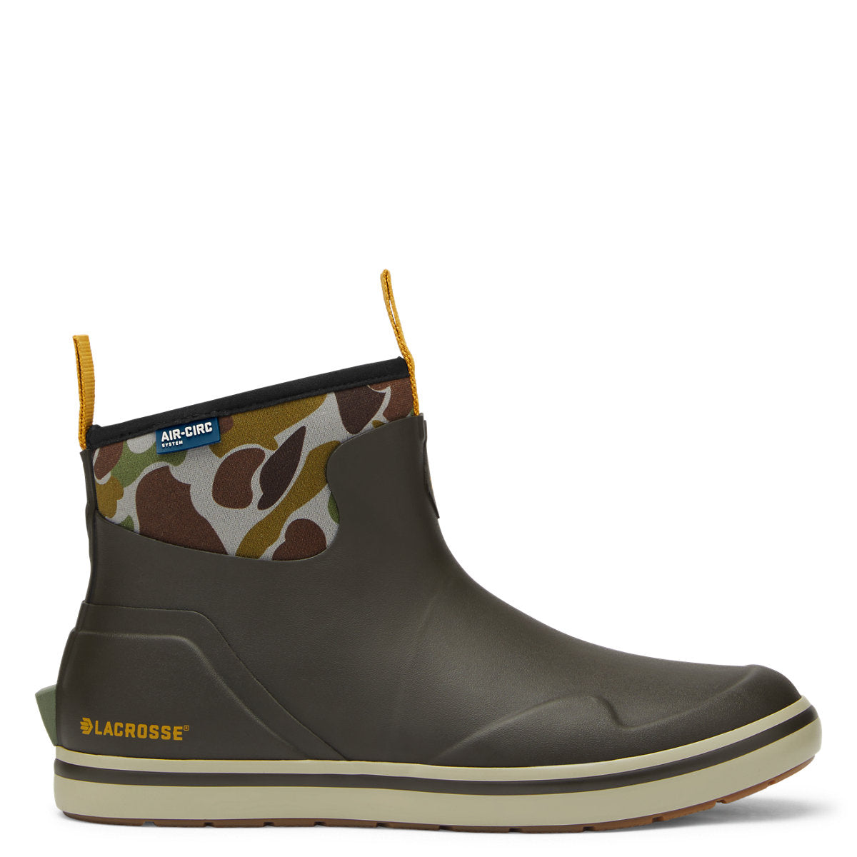 Men's Alpha Deck Boot 6" Black Olive/Camo