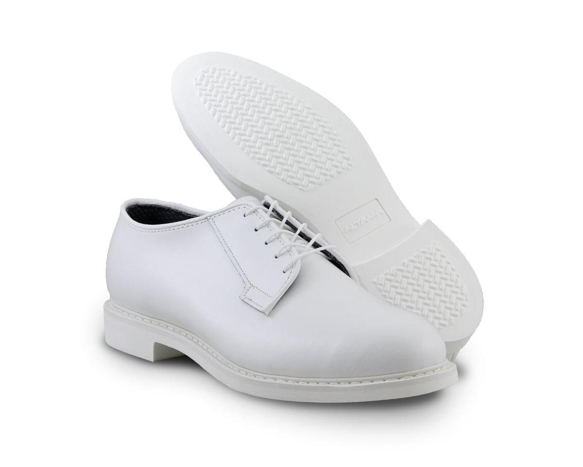 ALTAMA USN LEATHER OXFORD MEN'S SHOES / WHITE 629308