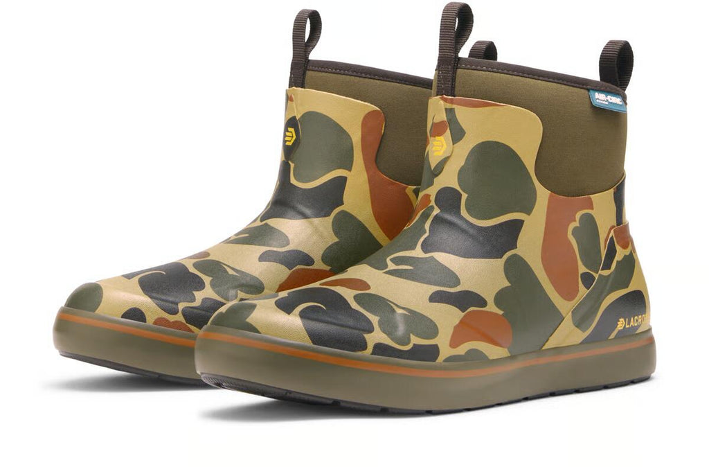 Men's Alpha Deck Boot 6" Hardwoods Duck Camo