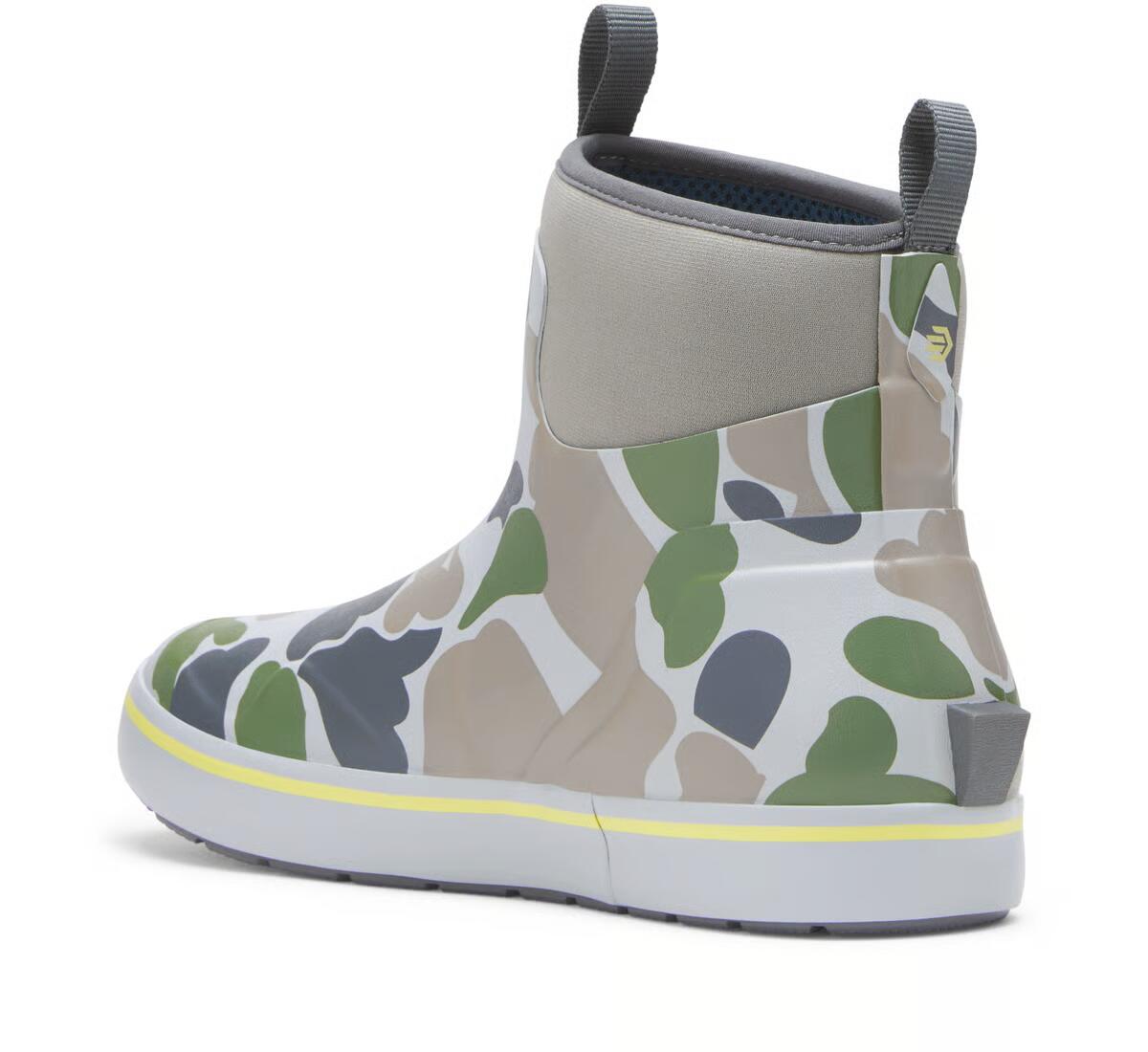 Men's Alpha Deck Boot 6" Seagrass Duck Camo