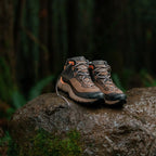 Men's Trail Junction Mid 4" Malt Brown/Poppy Orange
