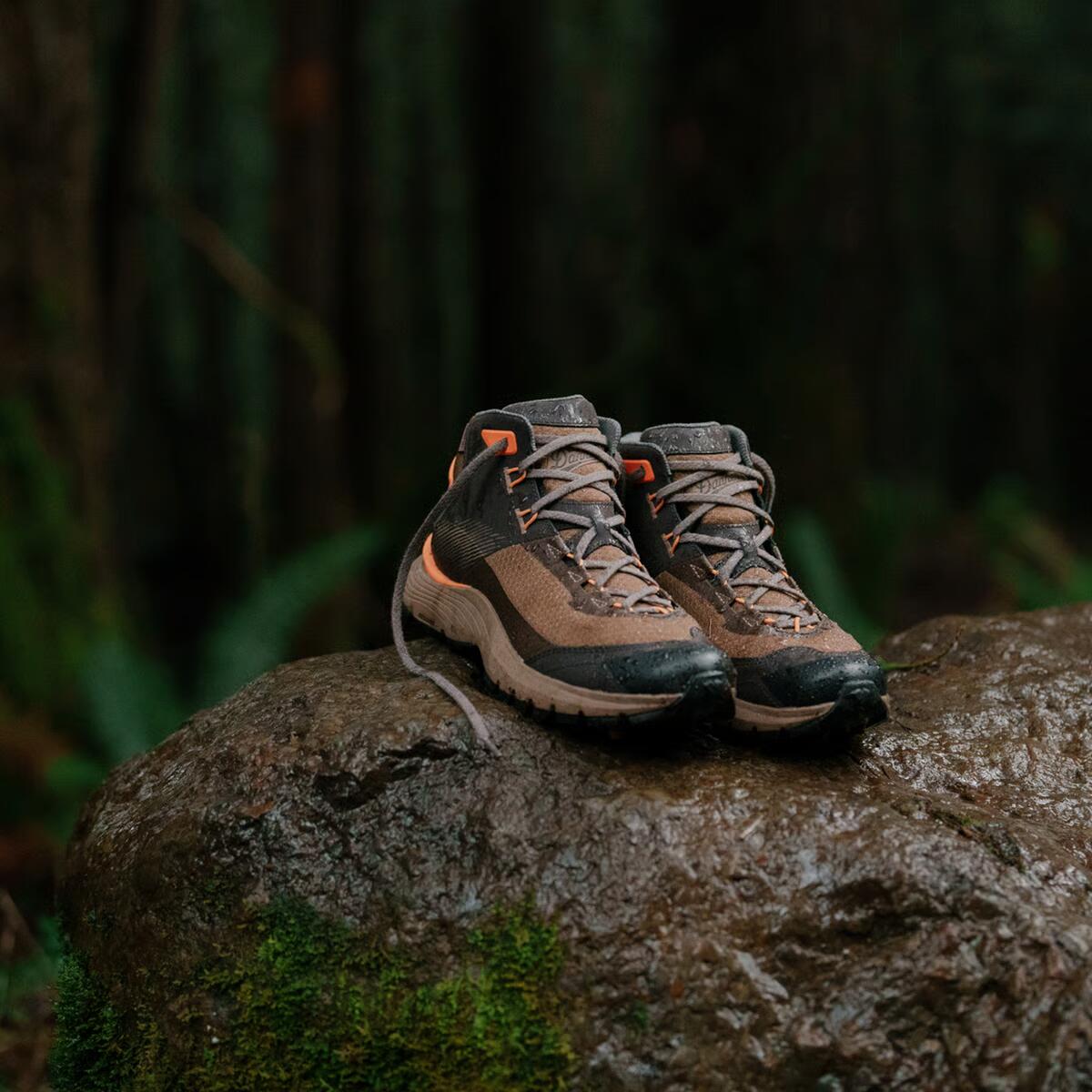 Men's Trail Junction Mid 4" Malt Brown/Poppy Orange