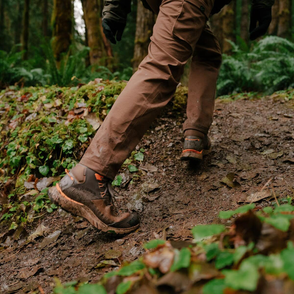 Men's Trail Junction Mid 4" Malt Brown/Poppy Orange