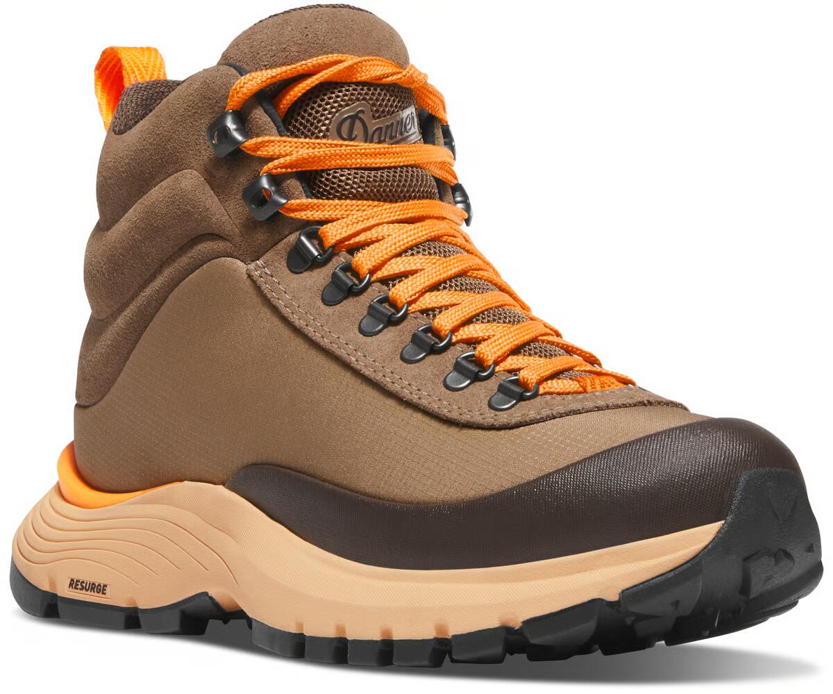 Women's Trail Trainer Mid 4" Malt Brown/Orange Peel