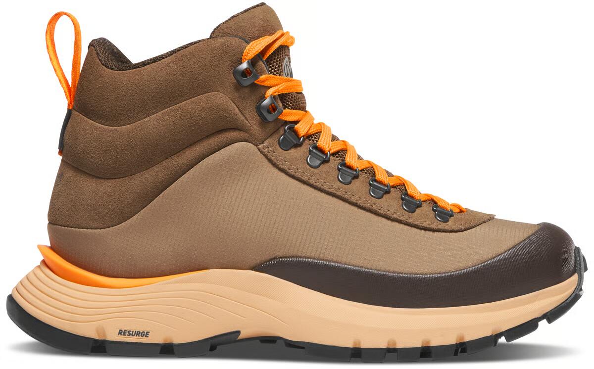 Women's Trail Trainer Mid 4" Malt Brown/Orange Peel