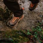 Women's Trail Trainer Mid 4" Malt Brown/Orange Peel