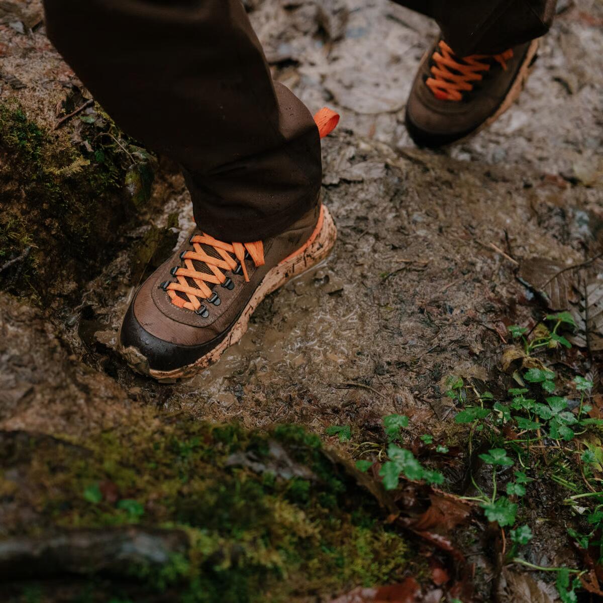 Women's Trail Trainer Mid 4" Malt Brown/Orange Peel