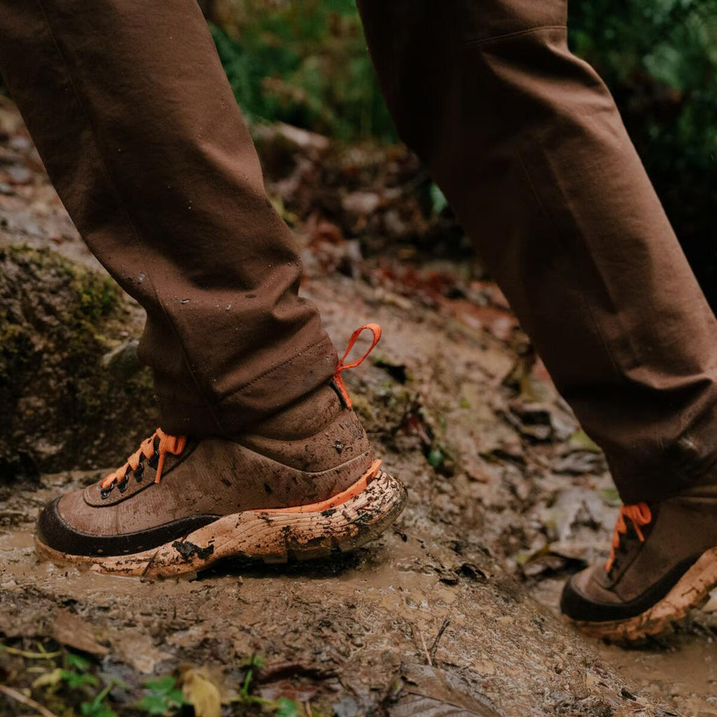 Women's Trail Trainer Mid 4" Malt Brown/Orange Peel