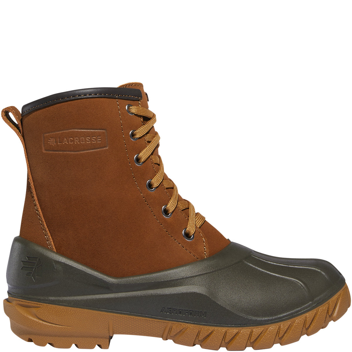 LaCrosse Aero Timber Top Shearling WOMEN'S 8" Rustic Brown Outdoor Boots 667321