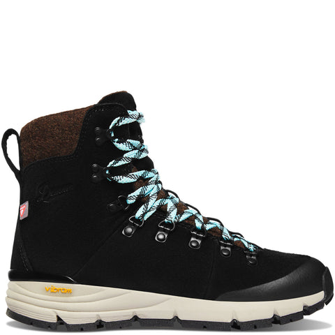 Danner® Arctic 600 Side-Zip WOMEN'S 7" Black/spark Blue 200G Hike Boots 67340