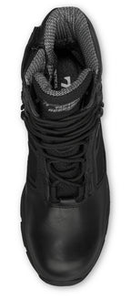 Belleville, Men's, 8", CHROME, TR998ZWPCT, Waterproof Composite Safety Toe Side-Zip Boot, Black, 4, Regular, TR998ZWPCT 040R