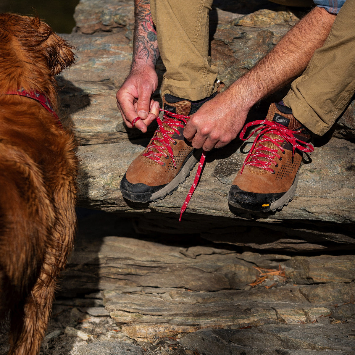 Men's Trail 2650 3" Brown/Red