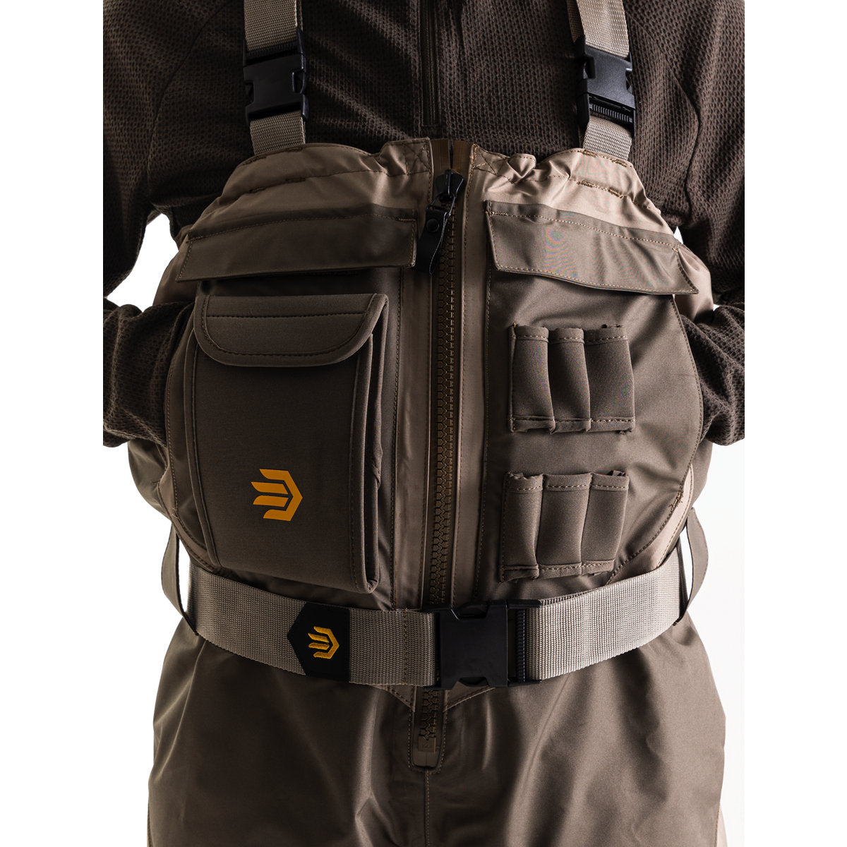 Men's Alpha Agility Select Zip Brown 1600G