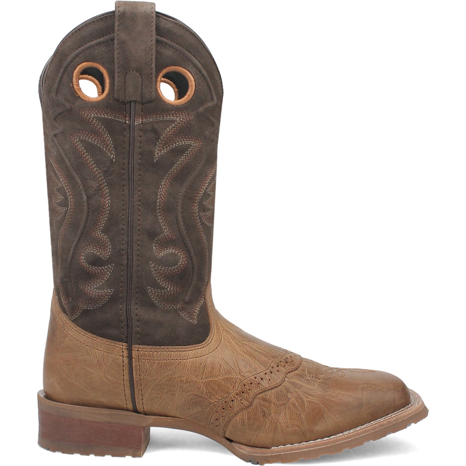 Laredo Jennings Leather Taupe/charcoal MEN'S Western Cowboy Boots 7711