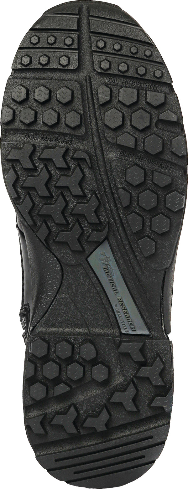 Belleville, Men's, 8", CHROME, TR998ZWPCT, Waterproof Composite Safety Toe Side-Zip Boot, Black, 4, Regular, TR998ZWPCT 040R