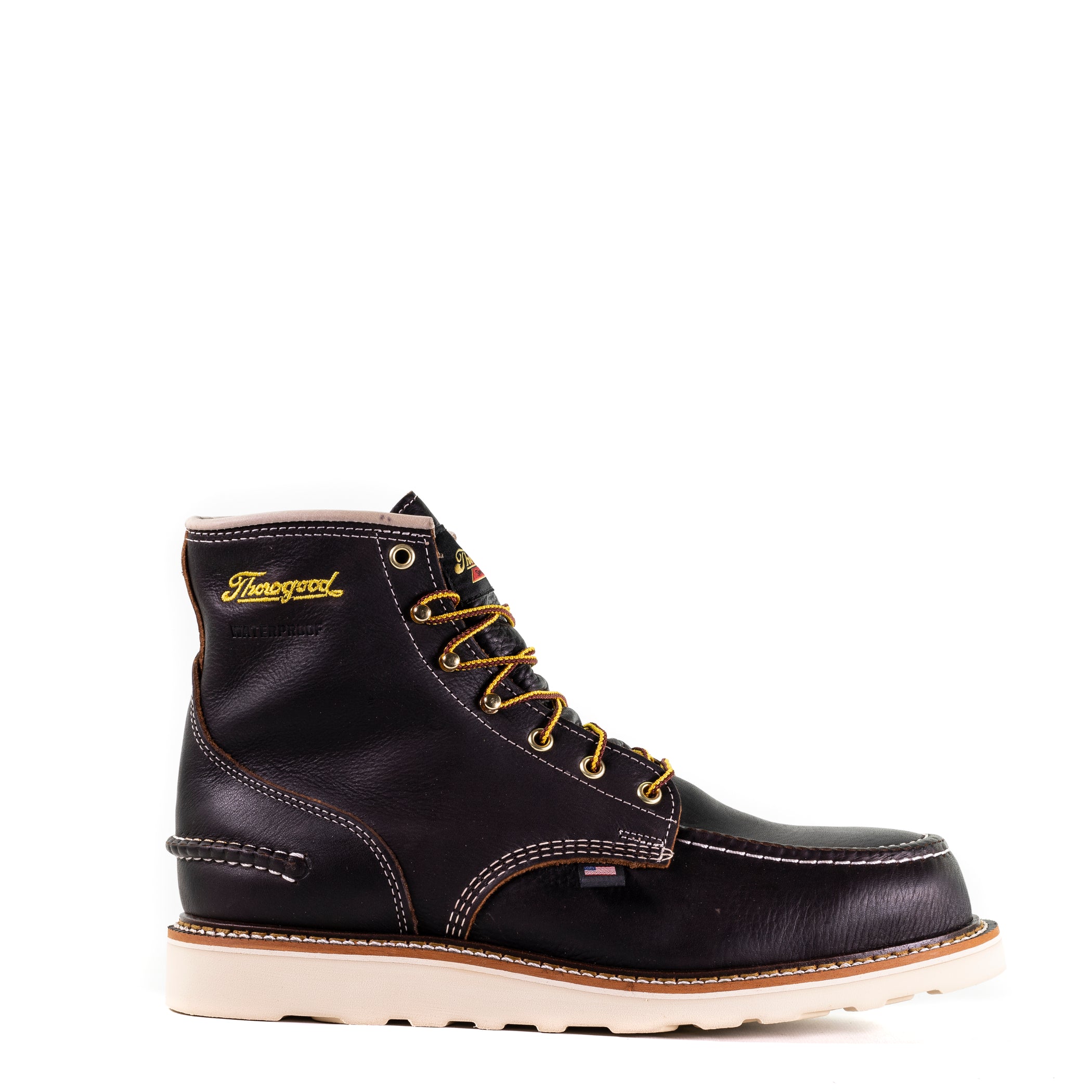Thorogood 1957 Series – Waterproof – 6″ Briar Pitstop Moc Toe – MAXWEAR Wedge™ Work Boots 814-3600