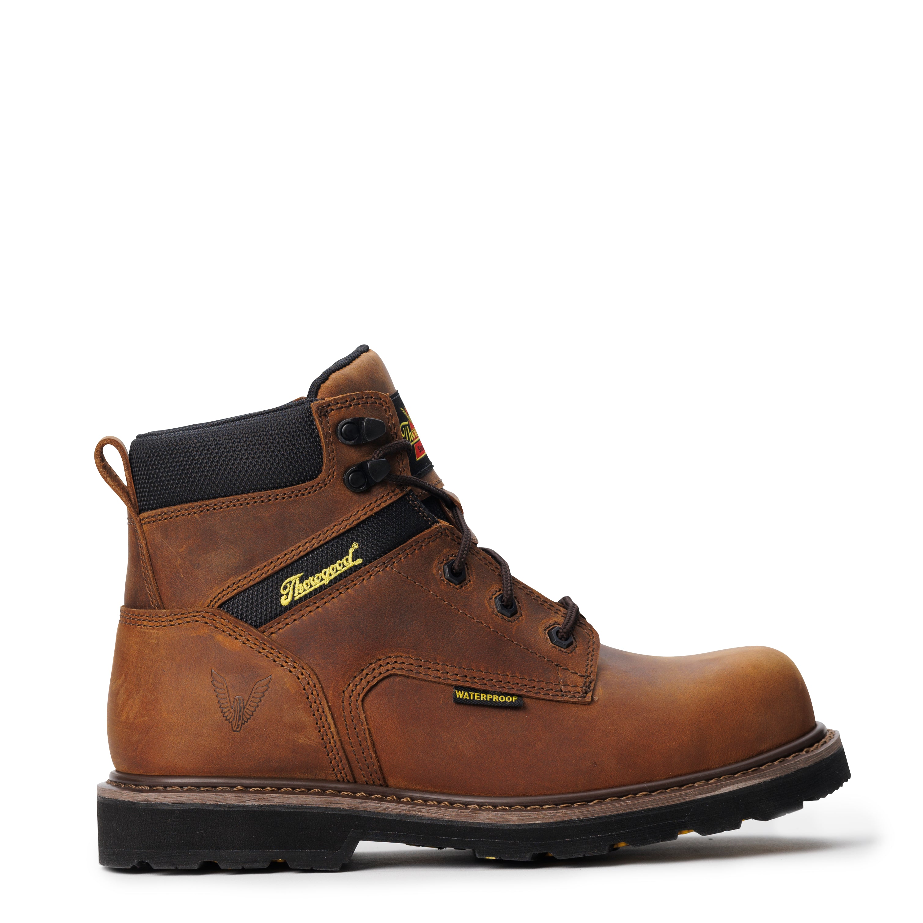 Thorogood Job-Site Series – 6″ Crazy Horse Waterproof Safety Toe Boots 804-4143