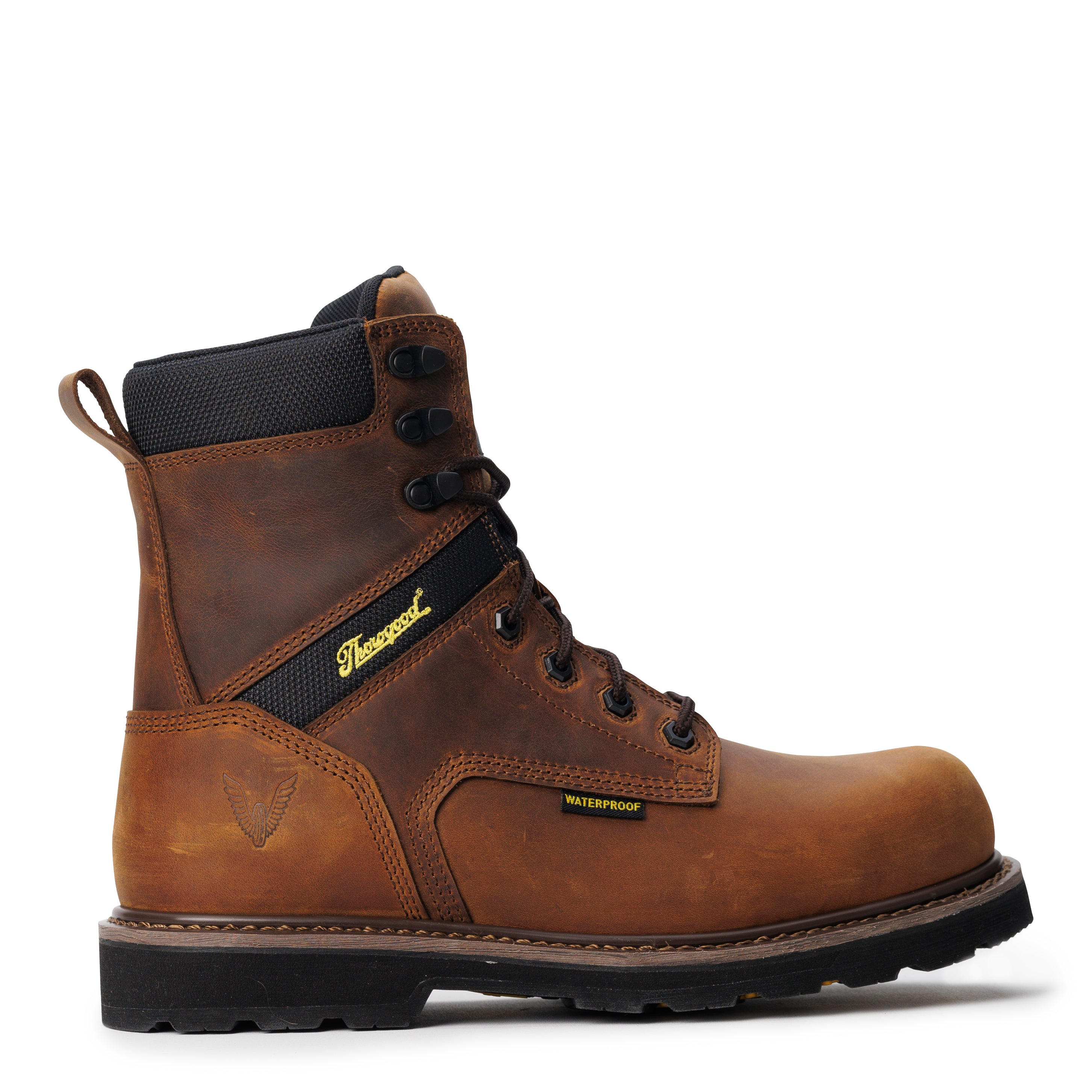 Thorogood Jobsite Series 8″ Crazy Horse WP Insulated Safety Toe Boots 804-4244