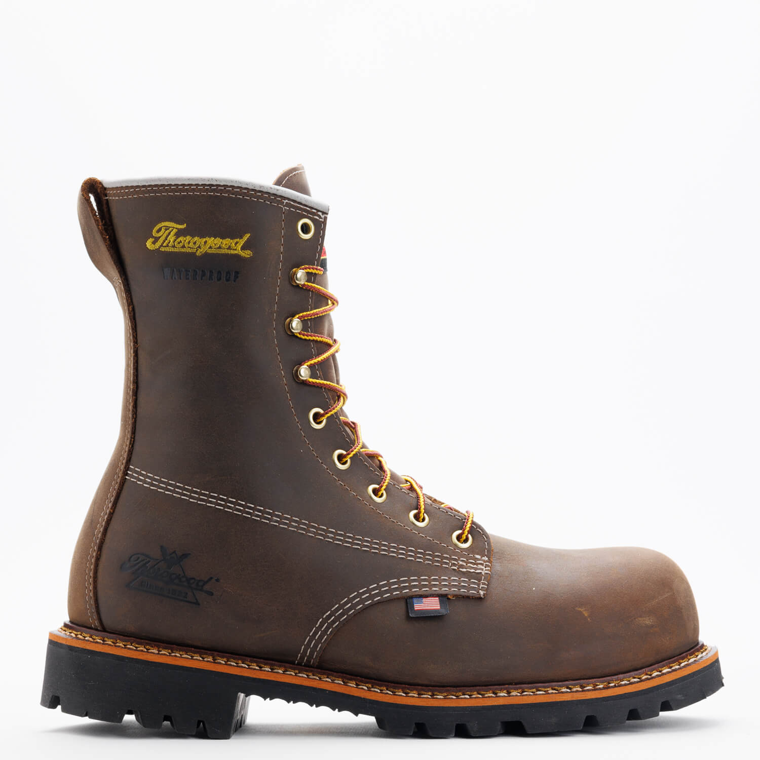 Thorogood American Legacy Series Waterproof 8" Crazyhorse Nano Toe Boot 804-4248