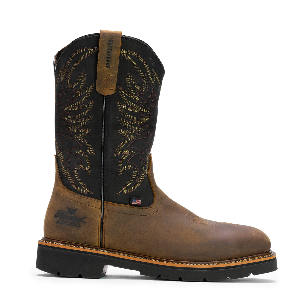 THOROGOOD AMERICAN HERITAGE SQUARE TOE WELLINGTON WATERPROOF 11″ BOOTS 804-4330