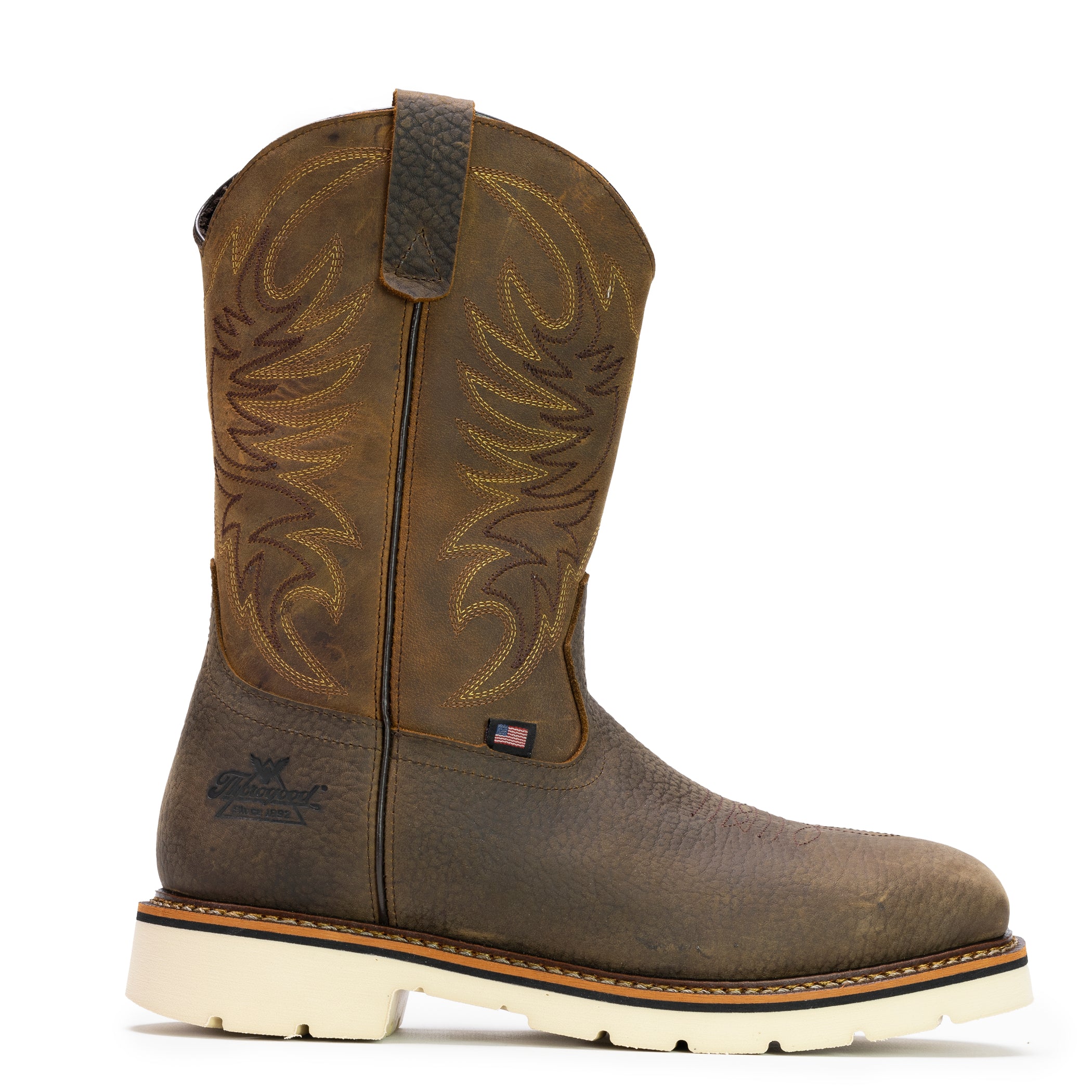 Thorogood American Heritage Square Toe Wellington Safety Toe Boots 804-4331