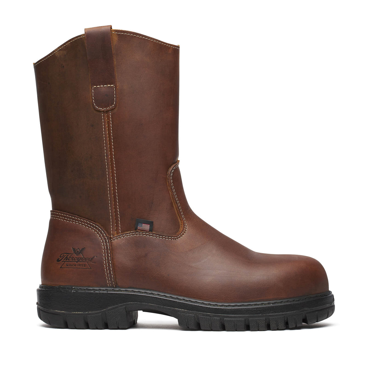THOROGOOD GENESIS SERIES 11″ BOURBON NANO ROUND TOE BOOTS 804-4351