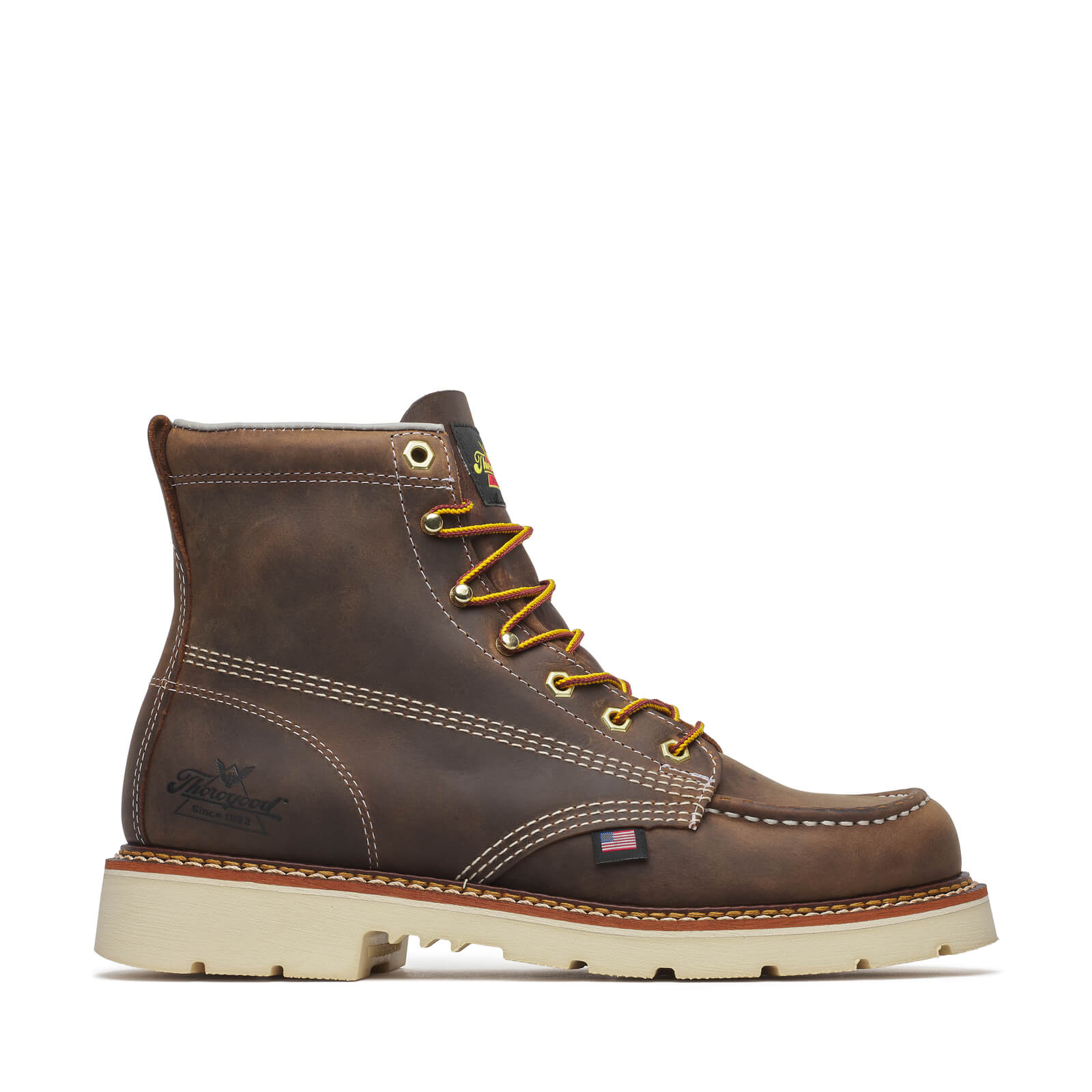 Thorogood American Heritage 6″ Crazy Horse Moc Toe 90 Work Boots 814-4375