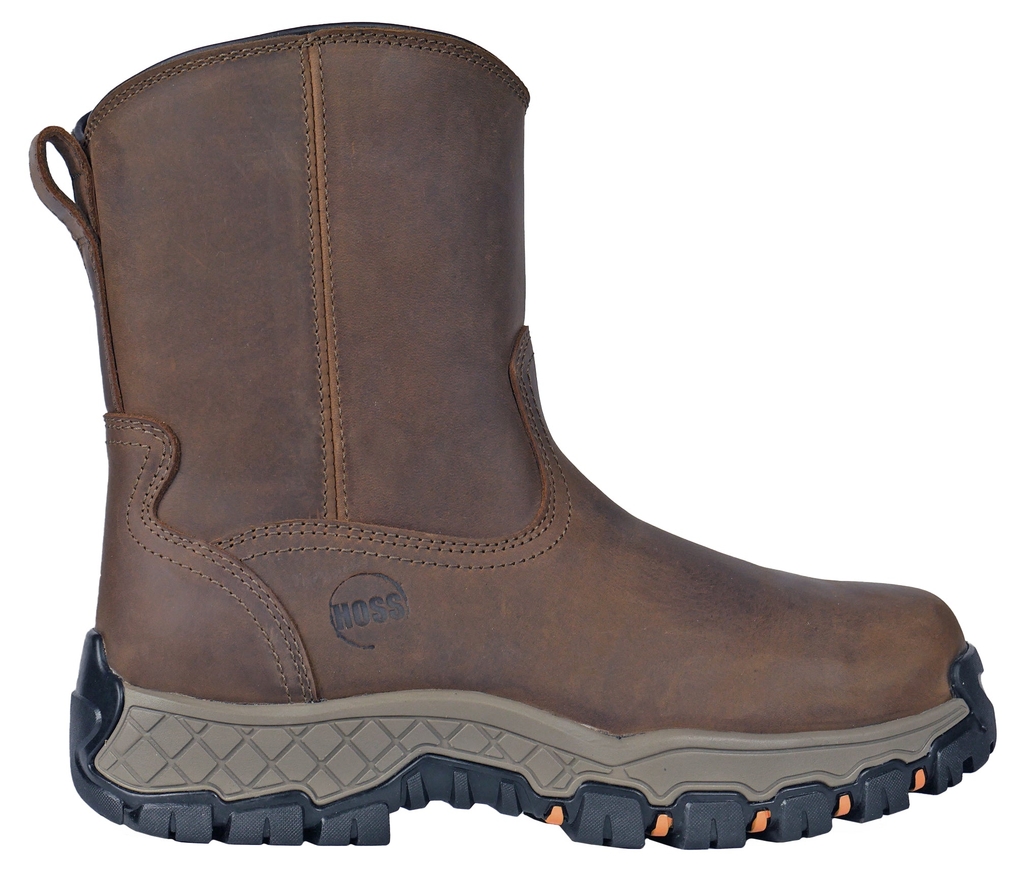 Hoss Recon Side Zip Brown MEN'S Shoes Boots 84012