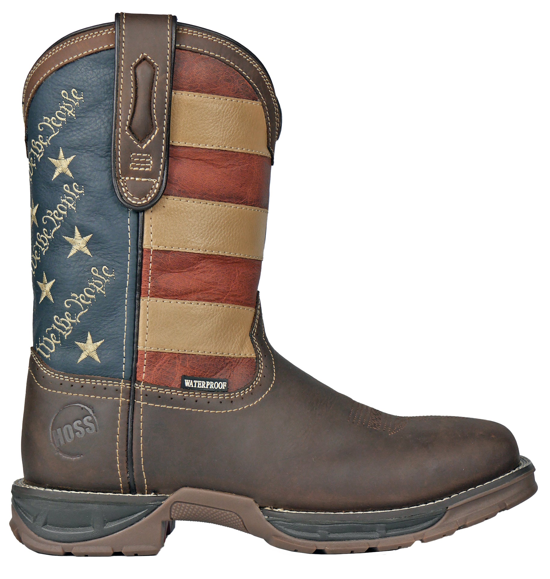 Hoss We the People Brown Soft Toe MEN'S Shoes Boots 94022
