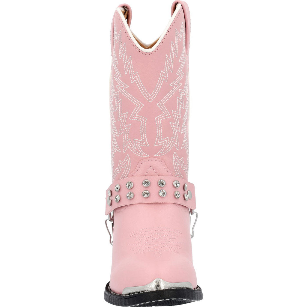 Lil' Durango® Little Kid Pink Rhinestone Western Boot