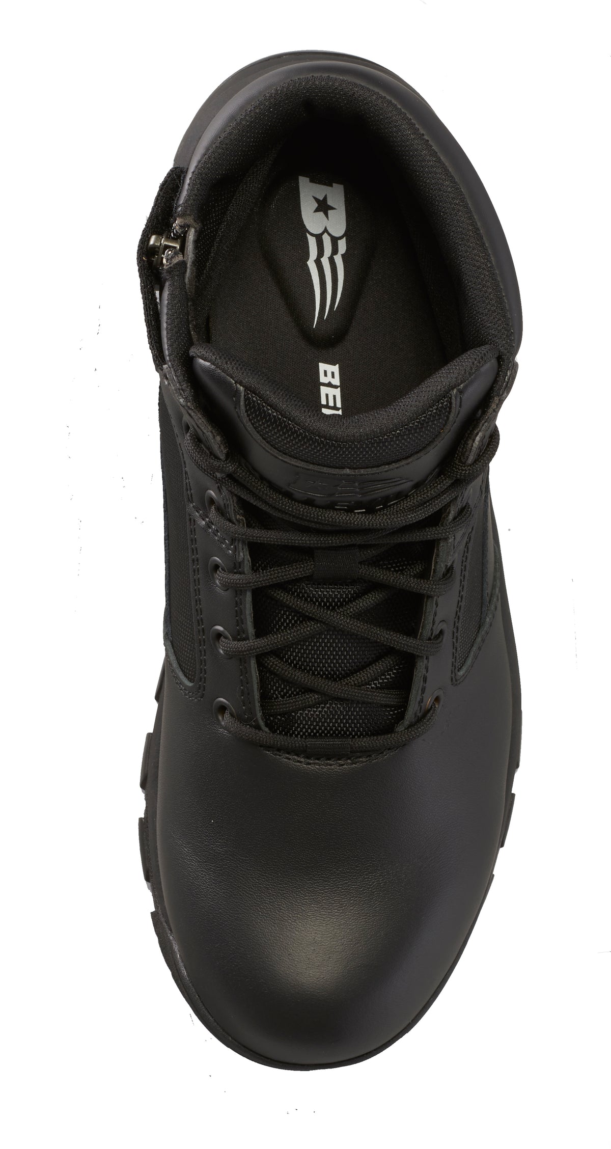 Belleville, Men's, 5", SPEAR POINT, BV915ZWP, Lightweight Side-Zip Waterproof Tactical Boot, Black, 4, Regular, BV915ZWP 040R